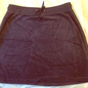 Moda navy terry skirt
